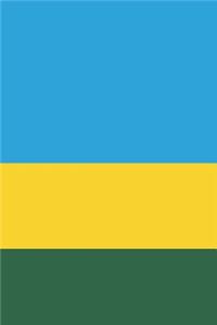 Rwanda Flag Notebook - Rwandan Flag Book - Rwanda Travel Journal