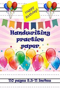 Handwriting Practice Paper
