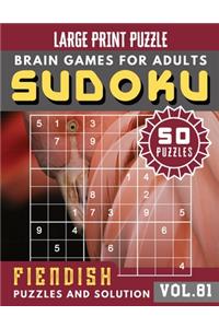 Fiendish Sudoku Large Print