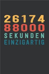 2 617 488 000 Sekunden Einzigartig