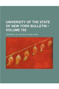 University of the State of New York Bulletin (Volume 702)