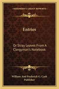 Entries