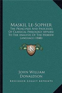 Maskil Le-Sopher