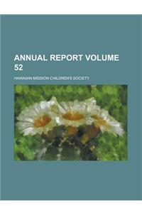 Annual Report Volume 52
