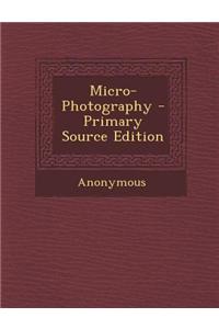 Micro-Photography