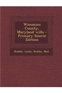 Wicomico County, Maryland Wills