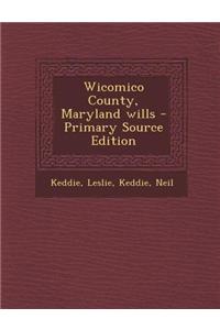 Wicomico County, Maryland Wills