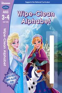 Frozen: Wipe-Clean Alphabet Ages 3-4