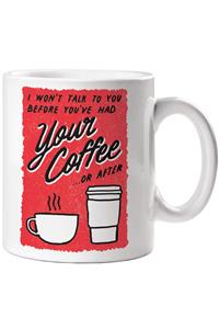 No Talk Before Coffee Mug