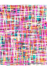 Pink Abstract Plaid 2016 Monthly Planner