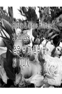 Black & White Florals 21 Images