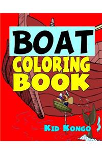 Boat Coloring Book