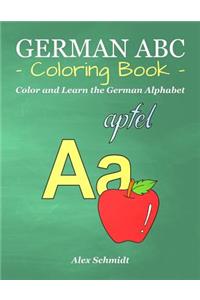 German ABC Coloring Book