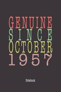 Genuine Since October 1957