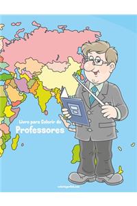 Livro para Colorir de Professores