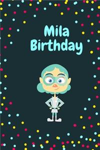 Mila Birthday Cute Hero Gift _ Mila Notebook