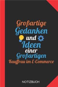 Großartige Gedanken einer Kauffrau im E-Commerce