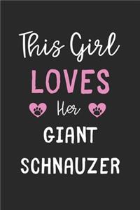 This Girl Loves Her Giant Schnauzer