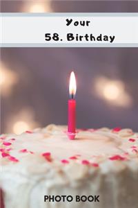 Photo Book Your 58. Birthday