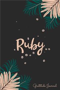 Ruby Gratitude Journal