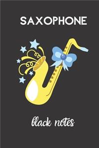 saxophone black notes