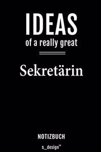 Notizbuch für Sekretäre / Sekretär / Sekretärin