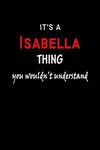 It's a Isabella Thing You Wouldn't Understandl