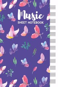 Music Sheet Notebook