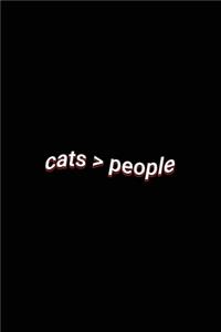 cats > people