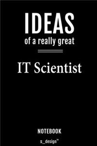 Notebook for IT Scientists / IT Scientist