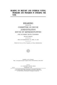 Hearing on military and overseas voting