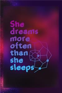 She Dreams More Often Than She Sleeps