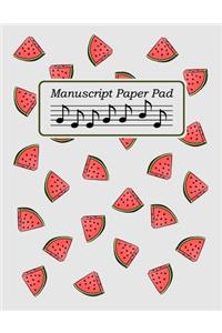6 Staff Manuscript Paper Pad