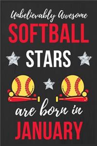 Unbelievably Awesome Softball Stars Are Born In January