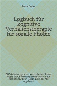 Logbuch für kognitive Verhaltenstherapie für soziale Phobie