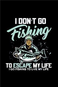 I Don't Go Fishing to Escape My Life