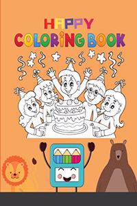 Happy Coloring Book