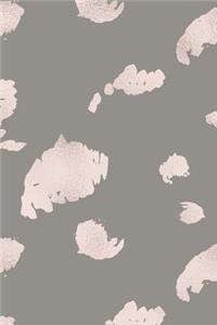 Cute Pattern Rose Gold Sketchbook