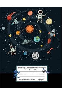 Primary Composition Notebook Grades K-2 Story Journal