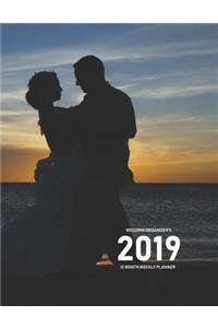Wedding Organizer's 2019 12 Month Weekly Planner