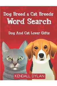 Dog Breed & Cat Breeds Word Search