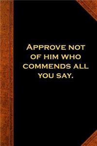 2019 Daily Planner Ben Franklin Quote Approve Commends Vintage Style