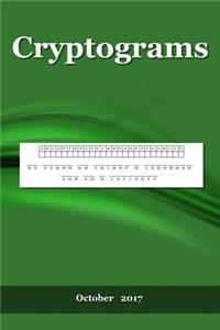 Cryptograms: October 2017