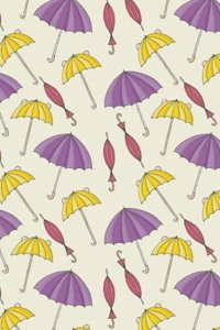 Bullet Journal Umbrellas Pattern 1