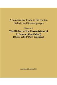 Dialect of the Zoroastrians of Ardakan (Sharifabad)