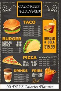 90 Days Calories Planner