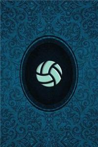 Monogram Volleyball Notebook