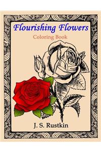 Flourishing Flowers Coloring Book