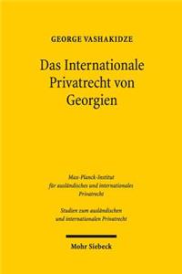 Das Internationale Privatrecht Von Georgien