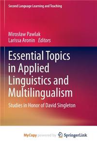 Essential Topics in Applied Linguistics and Multilingualism